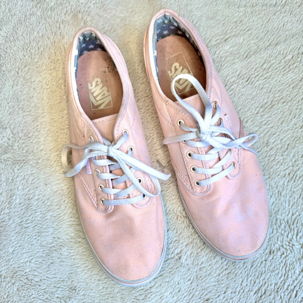 Vans Light Pinkish-Peach Lace-up Shoes